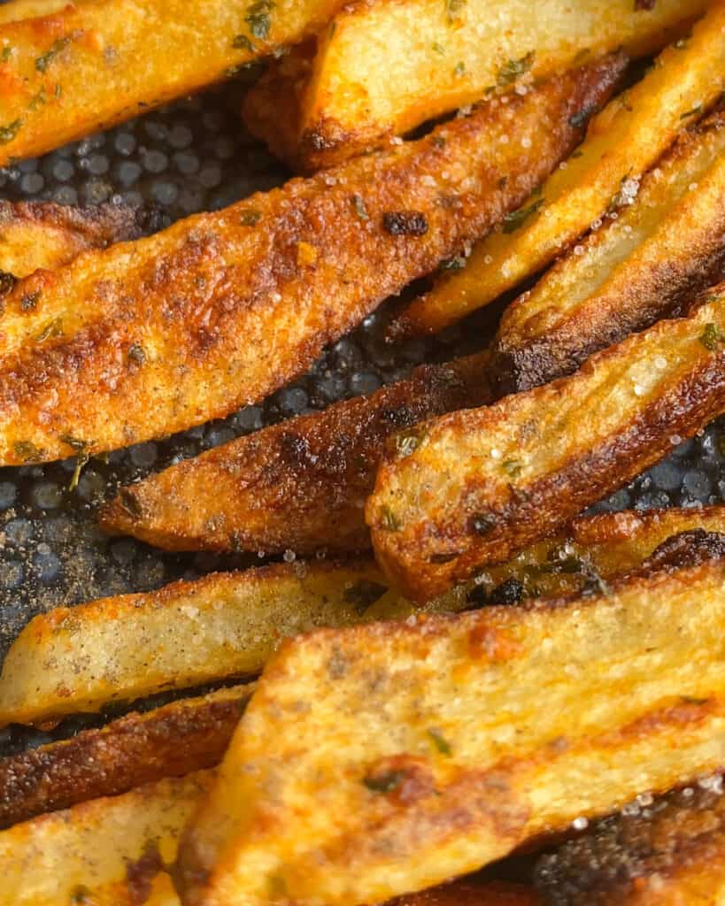 the best spicy garlic fries 