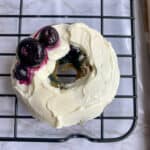 The best blueberry cheesecake donuts