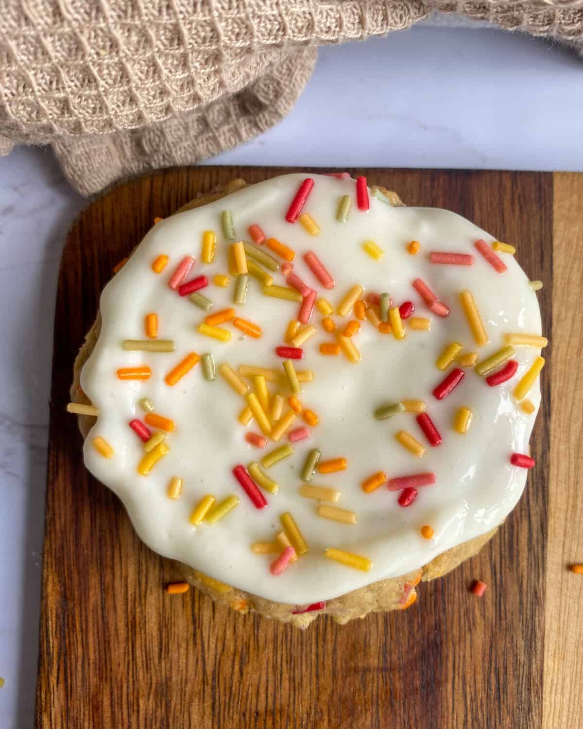 Low calorie birthday cake cookies (crumbl copycat)-image