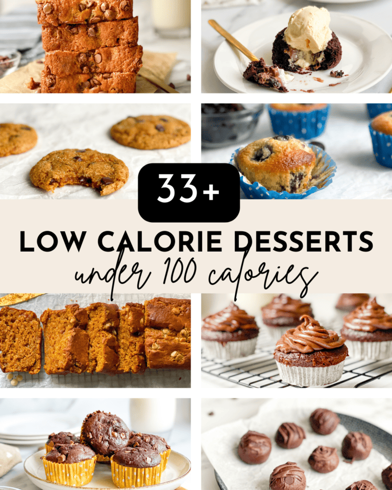 33+ easy desserts under 100 calories