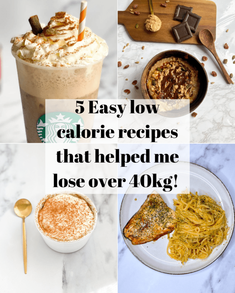 5 easy low calorie recipes that helped me lose over 40kg
