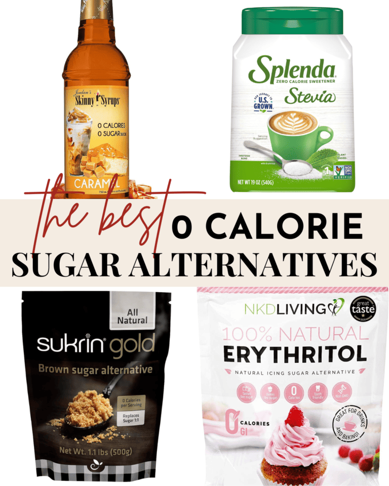 The best 0 calorie sugar alternatives for weight loss