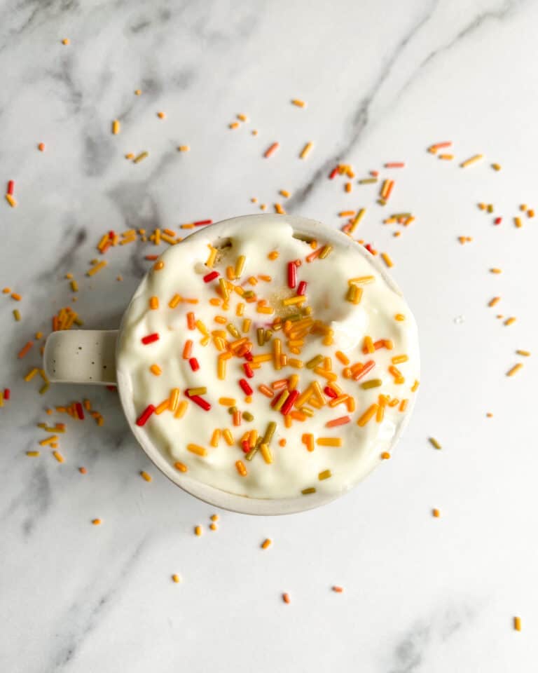 The best low calorie funfetti mug cake recipe