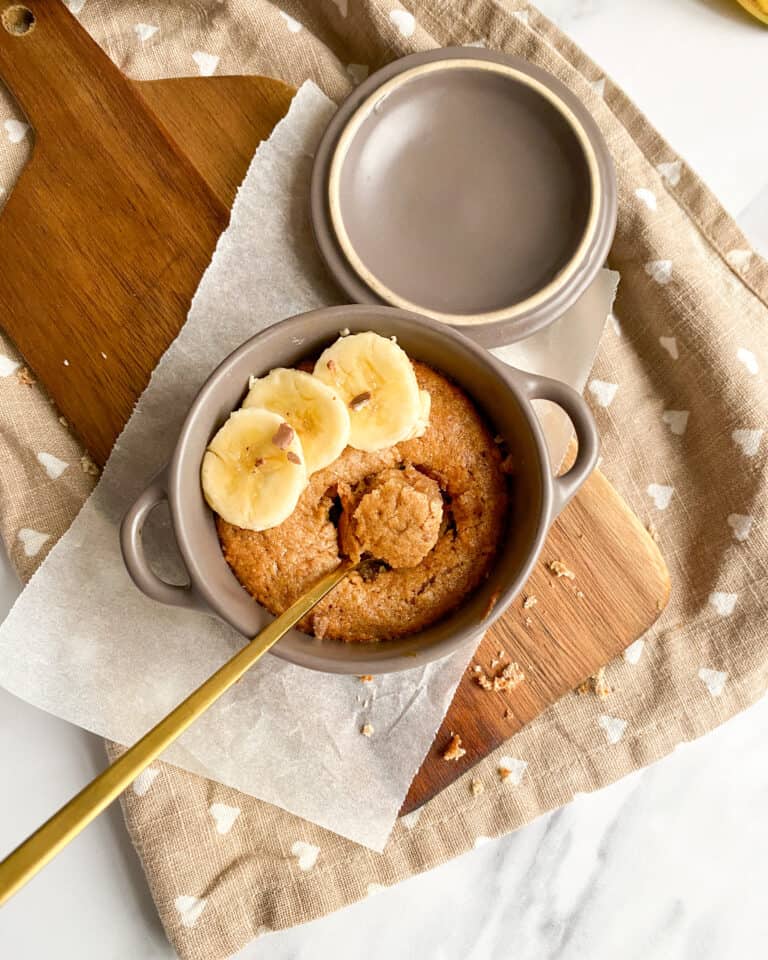 The best low calorie banana bread for one