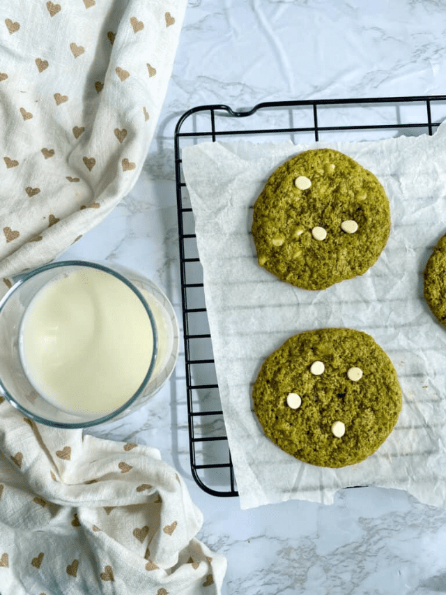 low calorie matcha cookies