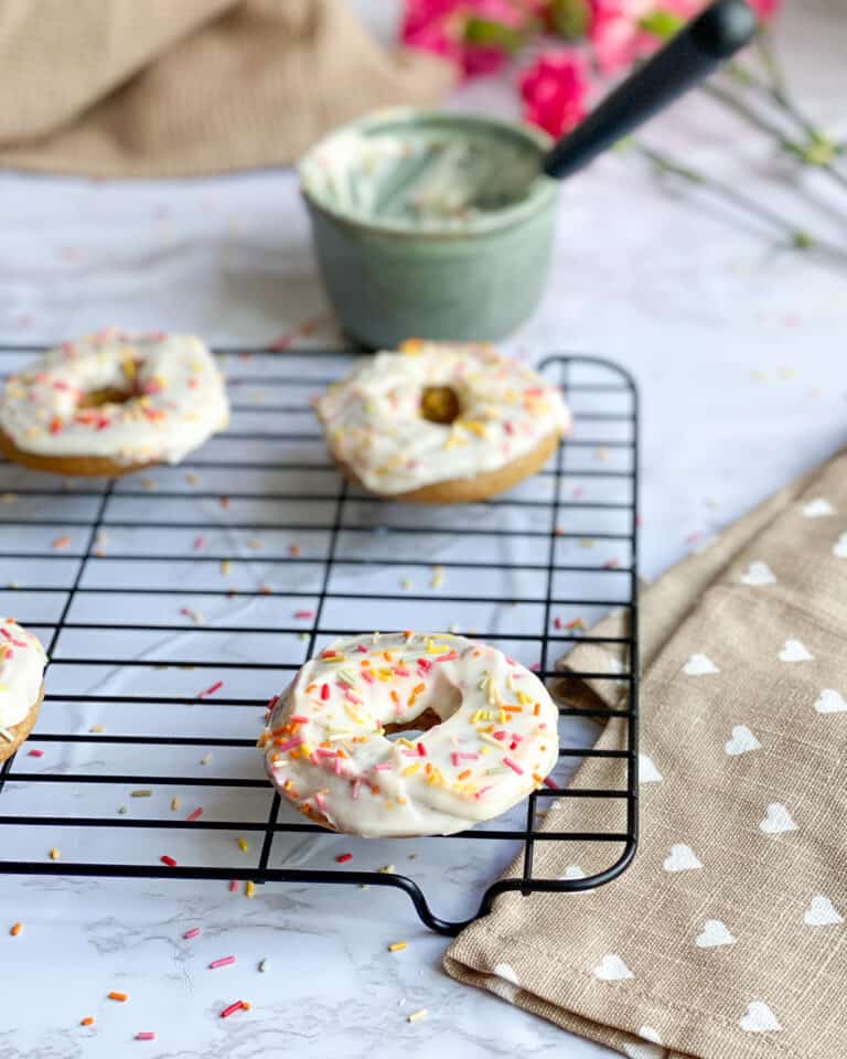 The best low calorie birthday cake donuts
