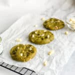 low calorie Matcha cookies