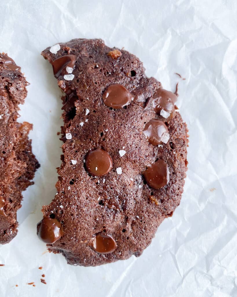 low calorie double chocolate cookie