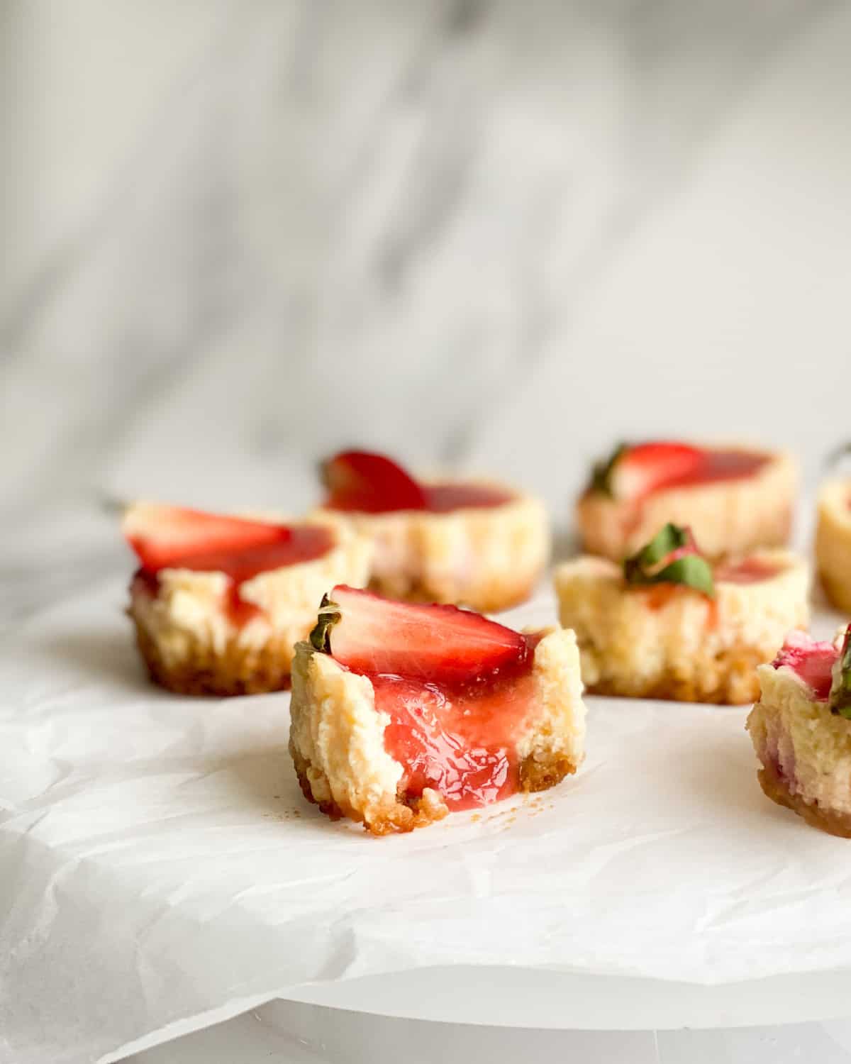 The best low calorie strawberry cheesecakes