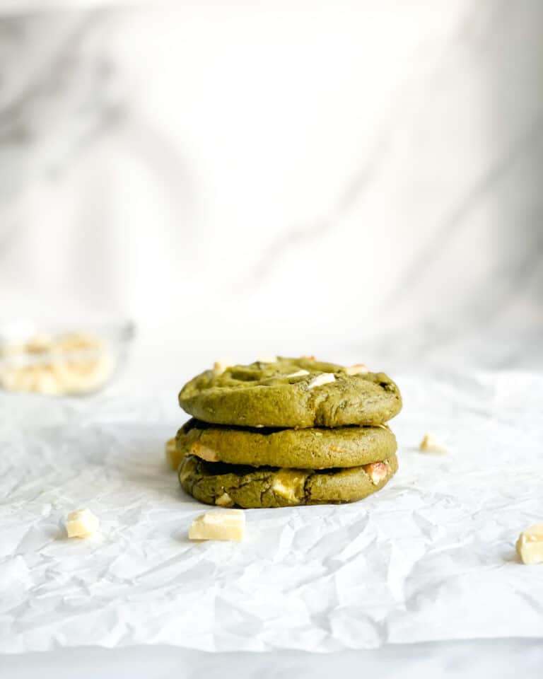 The best low calorie Matcha cookies