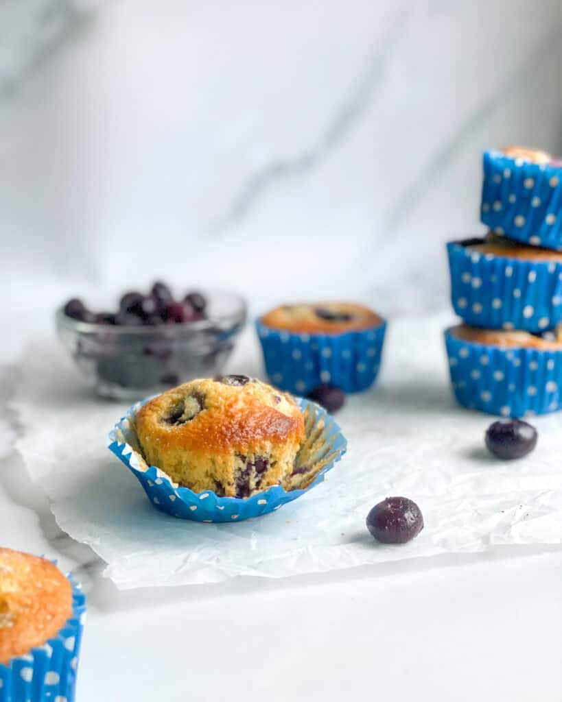 low calorie blueberry muffins