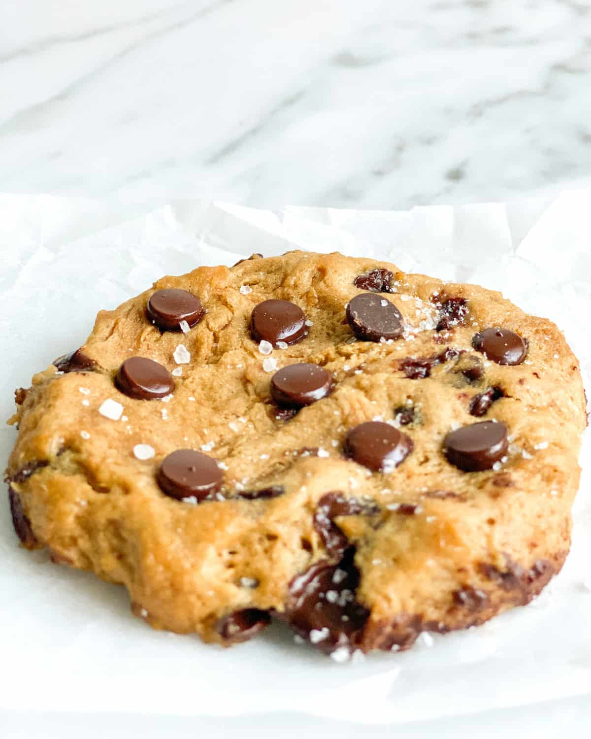 The best low calorie 1 minute chocolate chip cookie