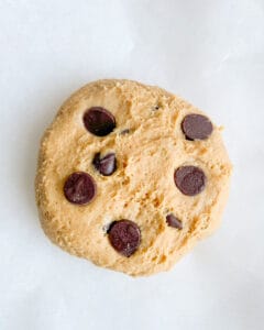 low calorie microwave cookie