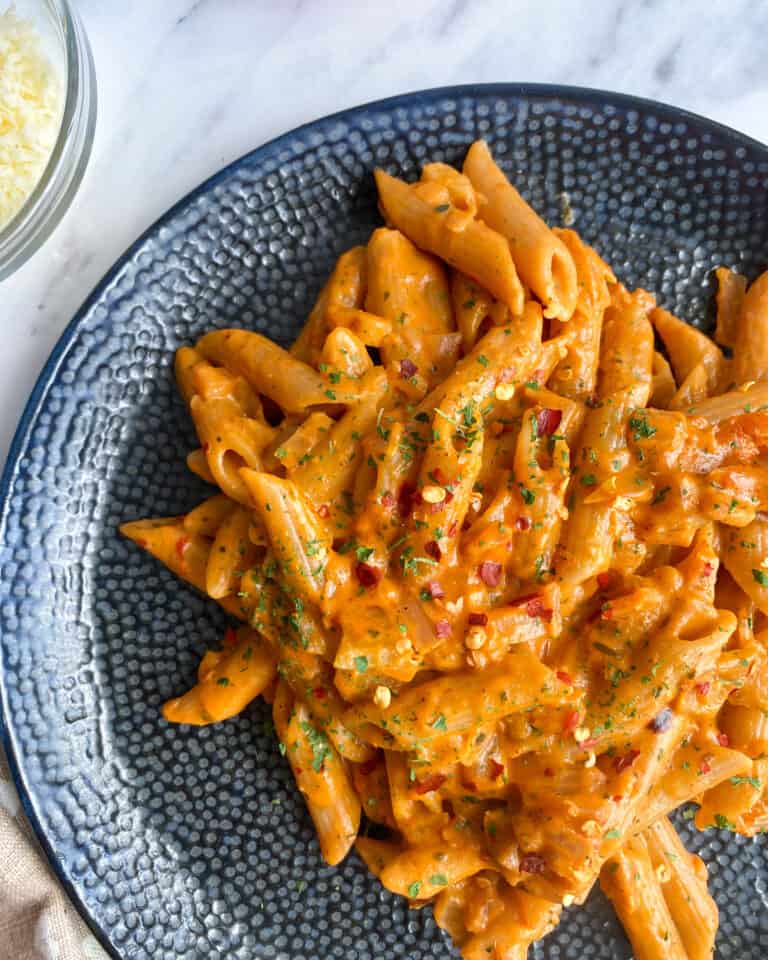 The best low calorie creamy pasta