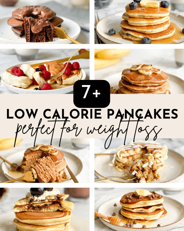 7+ insanely good low calorie pancakes