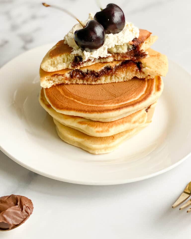 The best low calorie Nutella stuffed pancakes Weight Loss With Veera