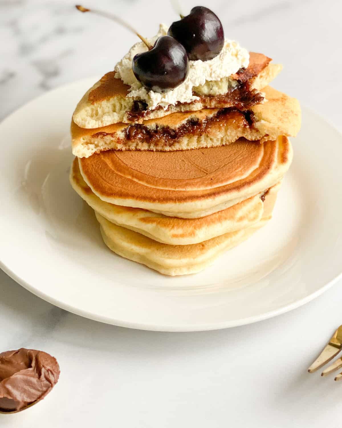 The best low calorie Nutella stuffed pancakes Weight Loss With Veera