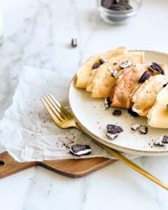 low calorie Oreo crepes