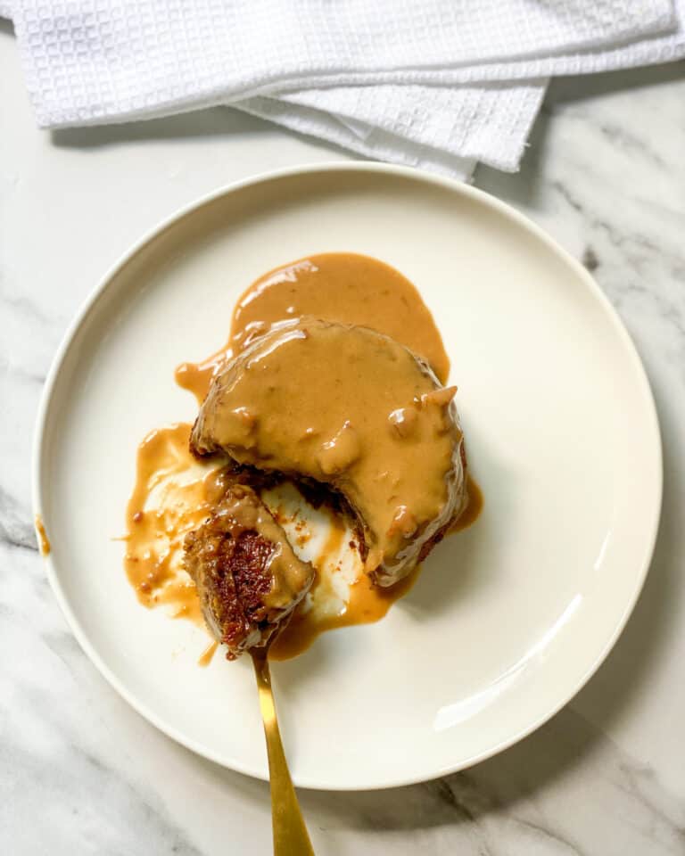 The best low calorie sticky toffee pudding