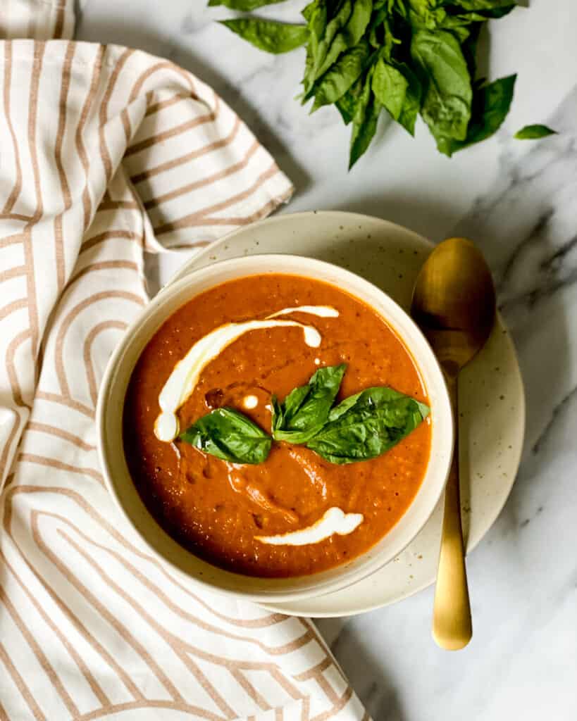 low calorie tomato soup