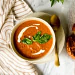 low calorie tomato soup