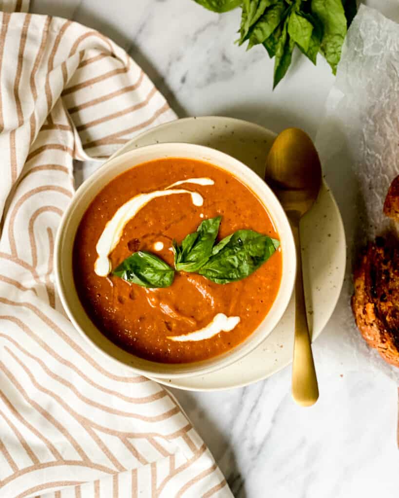 low calorie tomato soup