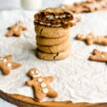 low calorie gingerbread cheesecake cookies