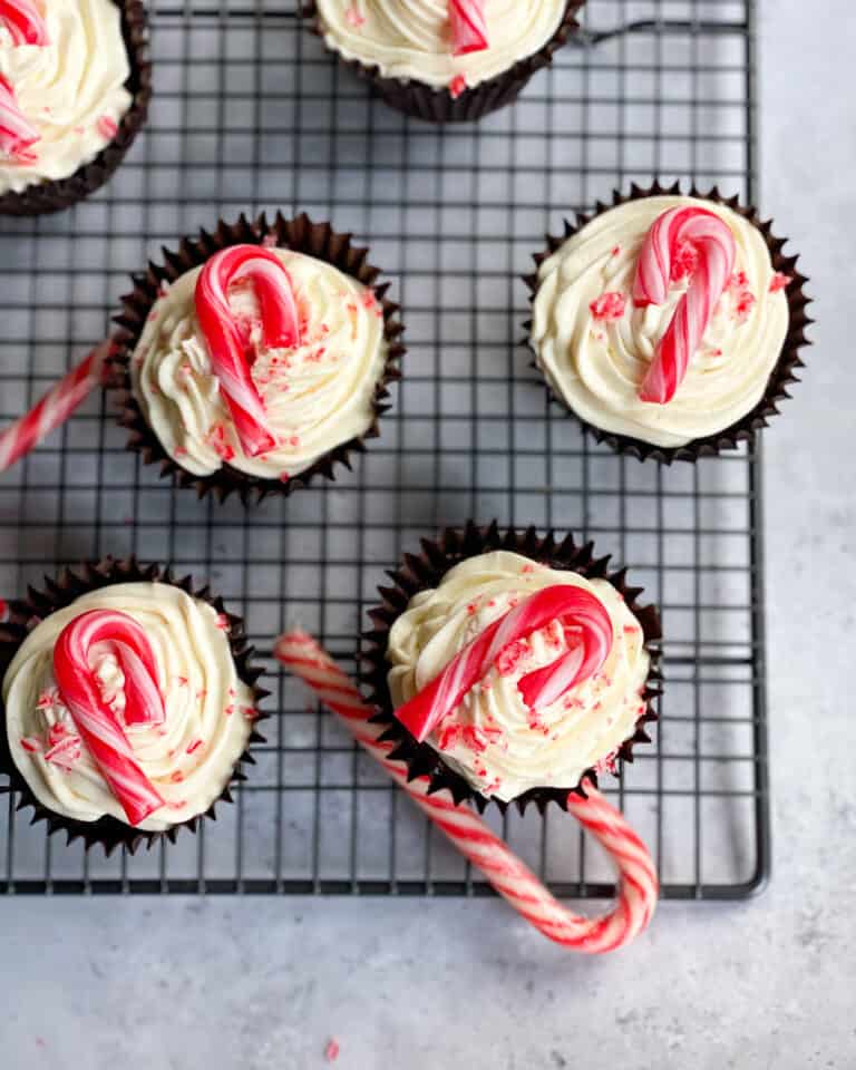 The best low calorie peppermint mocha cupcakes