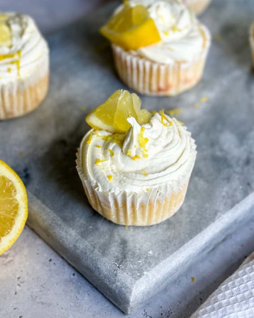 low calorie lemon cupcakes