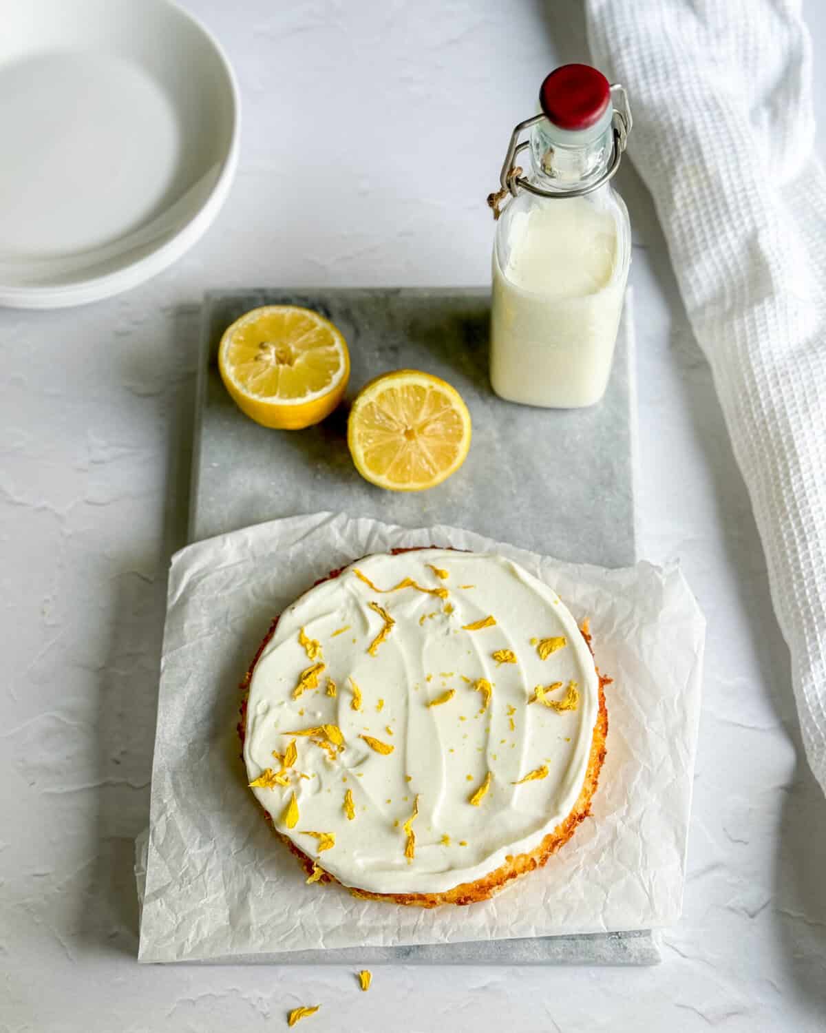 low calorie lemon cake