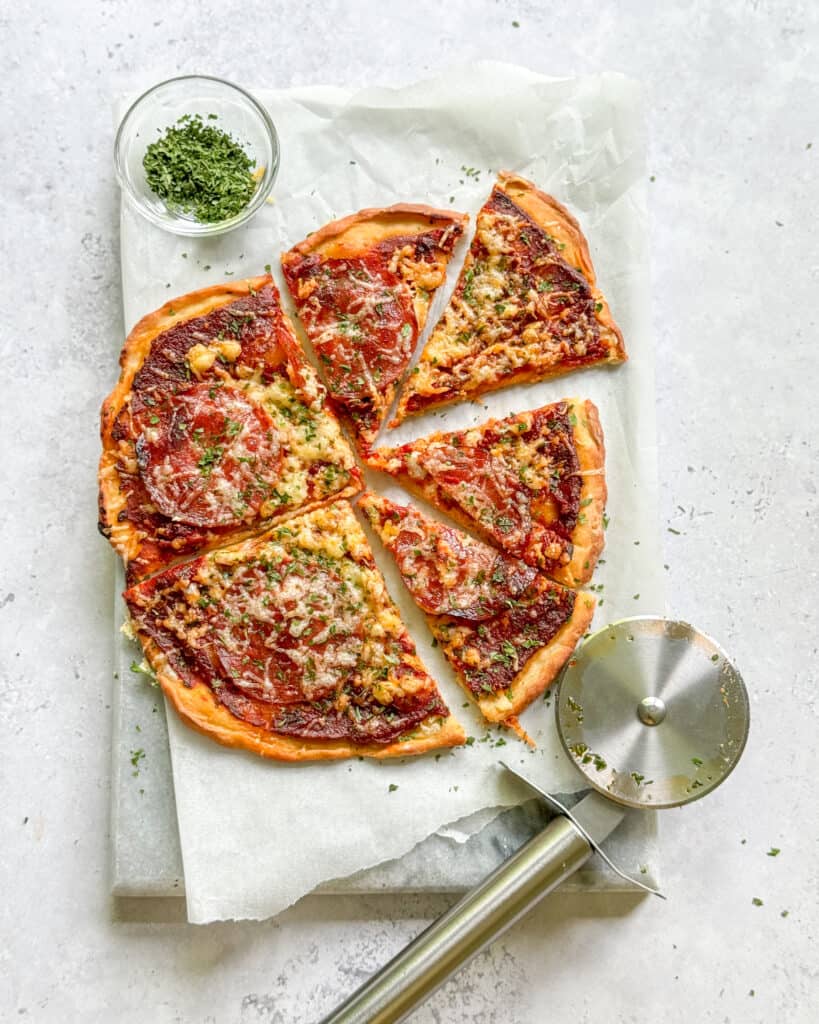 low calorie pepperoni pizza