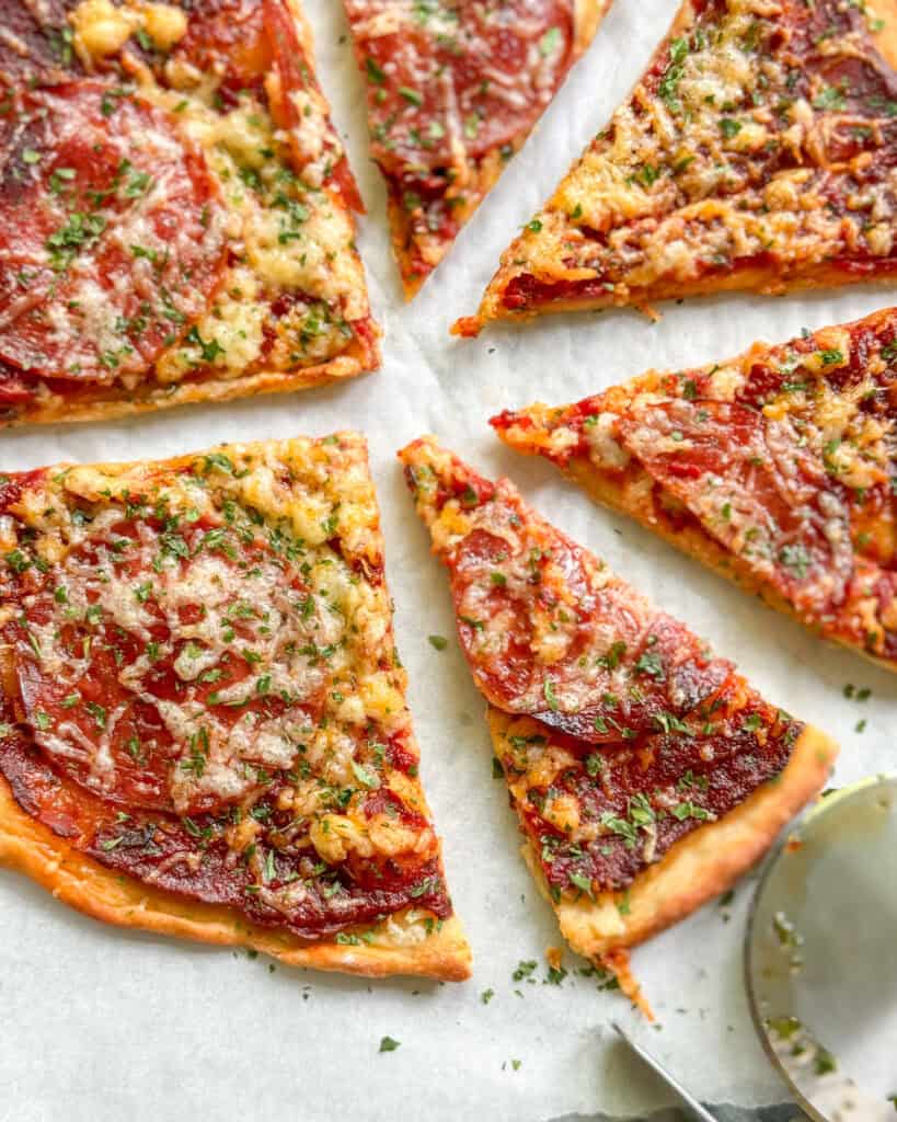 low calorie pepperoni pizza