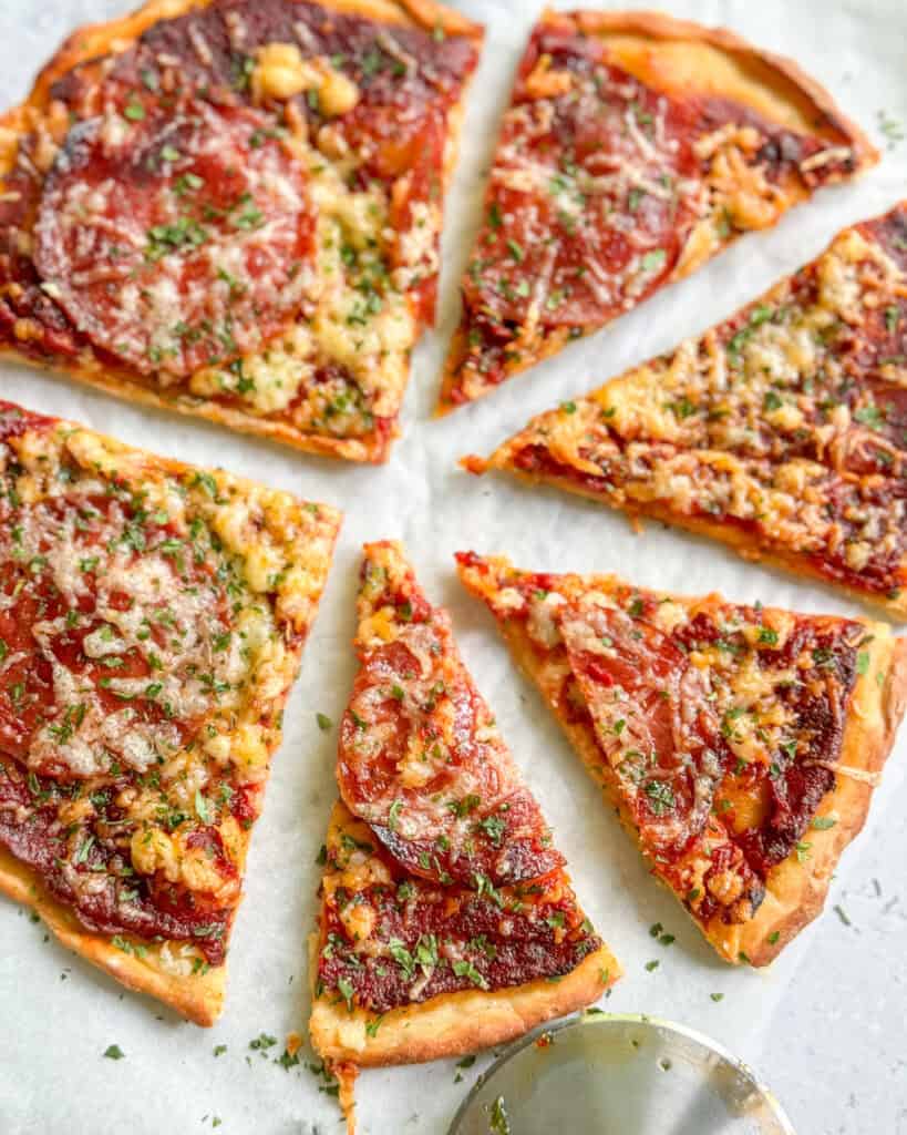 low calorie pepperoni pizza