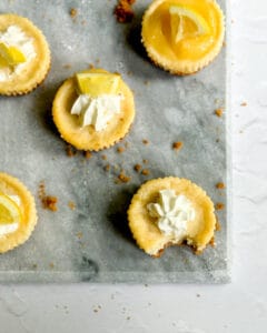 low calorie mini lemon cheesecakes