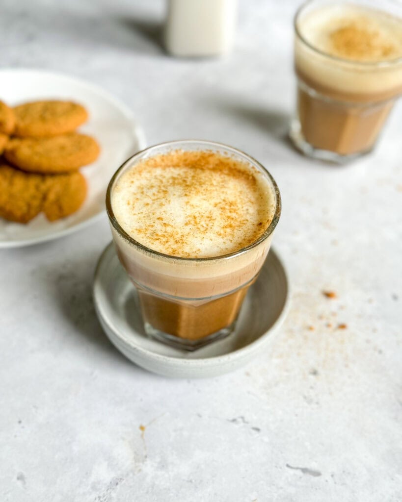 low calorie gingerbread latte