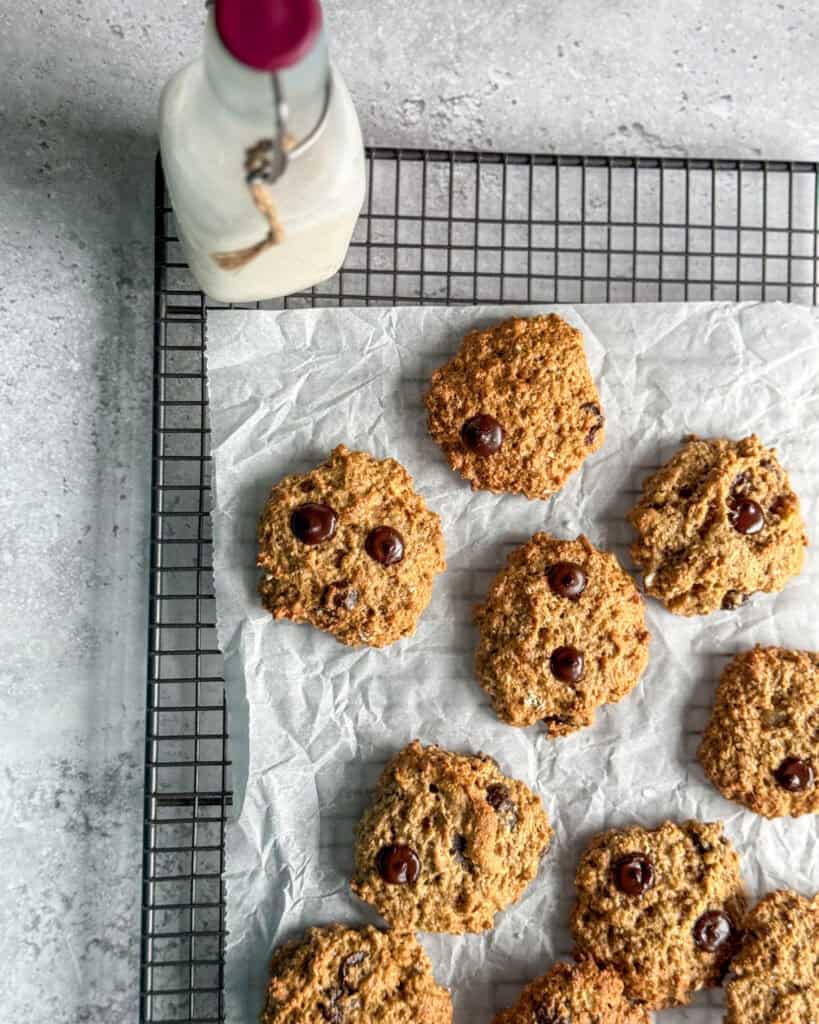 low calorie chocolate chip oatmeal cookies