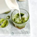 low calorie iced matcha latte