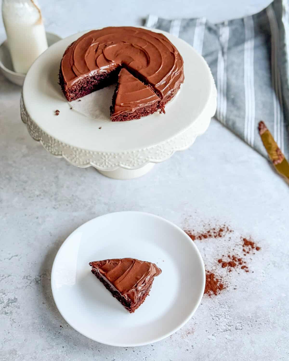 low calorie chocolate cake