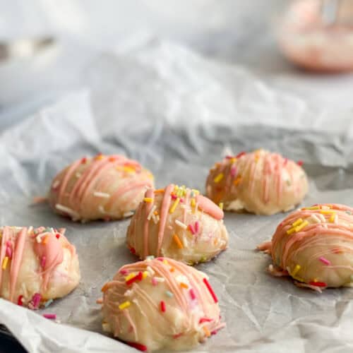 low calorie cake batter truffles