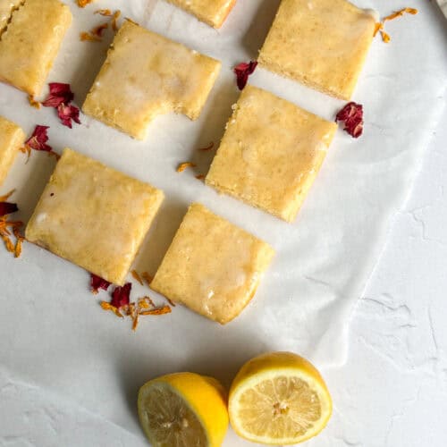 low calorie lemon brownies