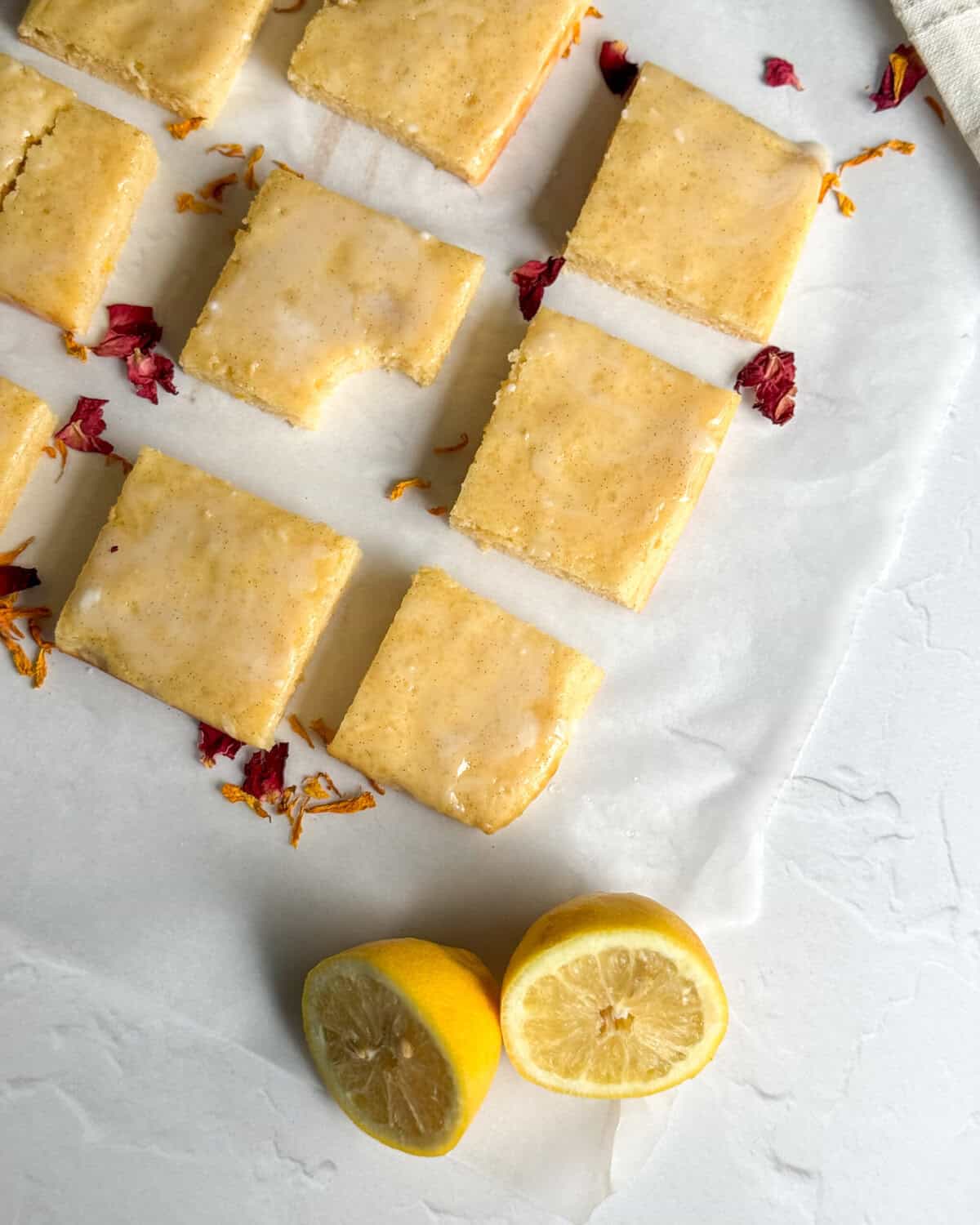 low calorie lemon brownies