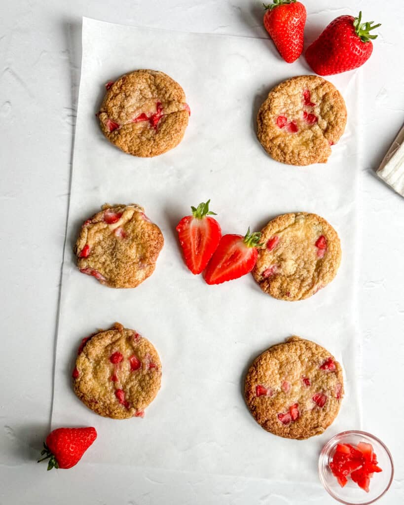 low calorie strawberry cheesecake cookies