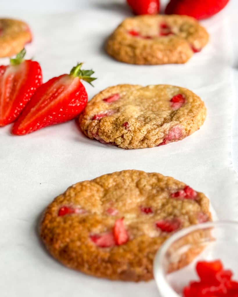 low calorie strawberry cheesecake cookies
