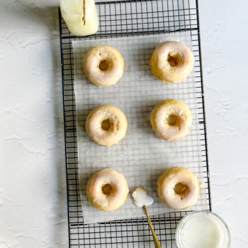 low calorie baked glazed donuts