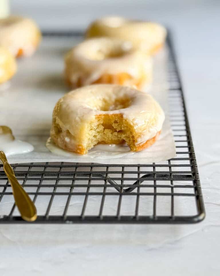 low calorie baked glazed donuts