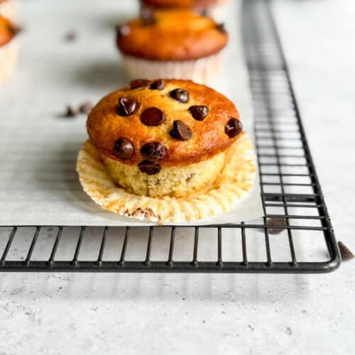 low calorie chocolate chip muffins
