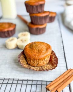 low calorie banana bread muffins