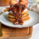 low calorie apple pancakes