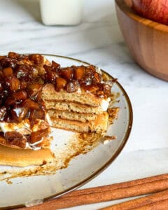 low calorie apple pancakes