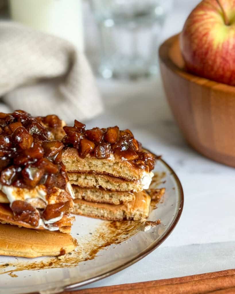 low calorie apple pancakes